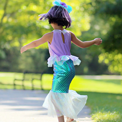 Misty Mermaid Dress, Pink/Blue (Size 5-7)