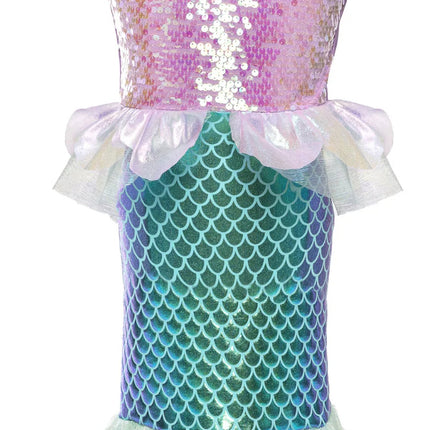 Misty Mermaid Dress, Pink/Blue (Size 5-7)
