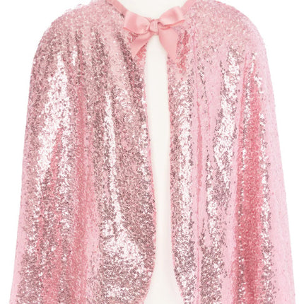 Precious Pink Sequins Cape (Size 5-6)