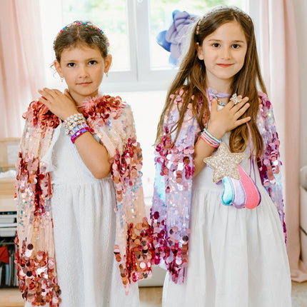 The 5th Avenue Purple Pailette Cape (Size 4-6)