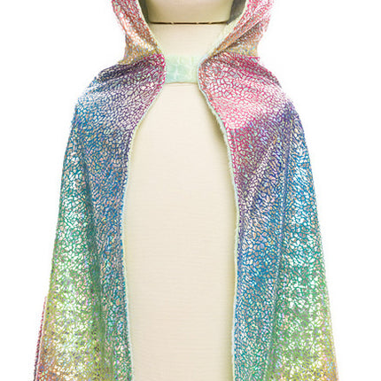 Rainbow Reversible Unicorn Dragon Cape