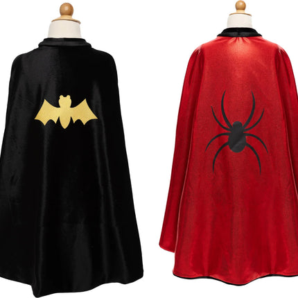 Reversible Spider/Bat Flowing Cape (Size 5-6)