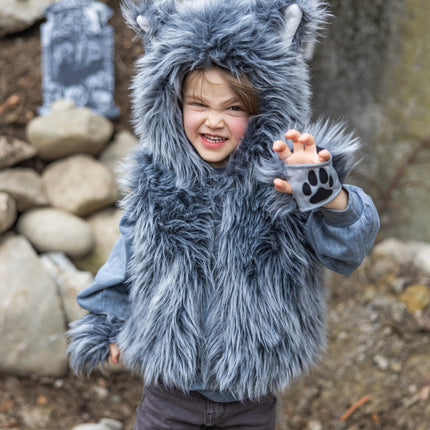Big Bad Wolf Vest with Gloves (size 5-6)