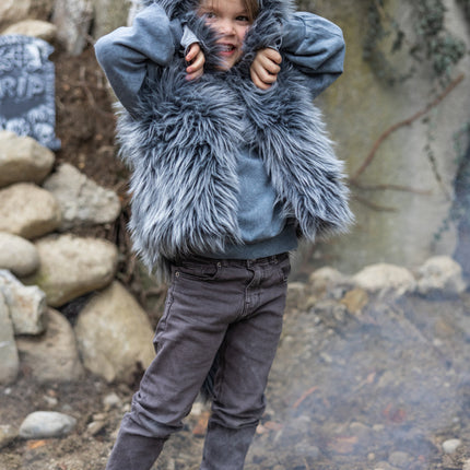 Big Bad Wolf Vest with Gloves (size 5-6)