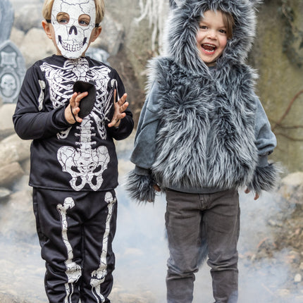 Big Bad Wolf Vest with Gloves (size 5-6)