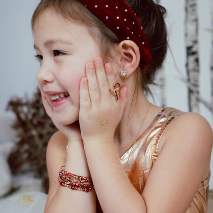 All Aglow Holiday Ring Set