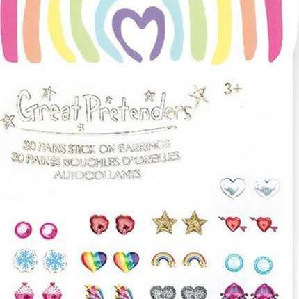 Rainbow Love Sticker Earrings