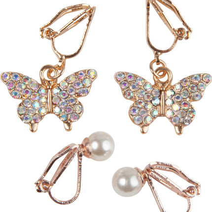 Boutique Butterfly Clip On Earrings (assorted)
