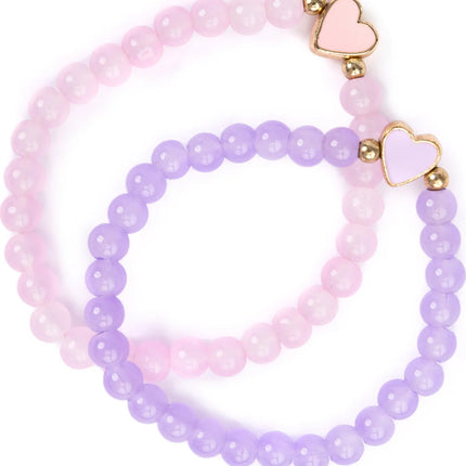 Boutique Chic With all My Heart Bracelets, 2pcs