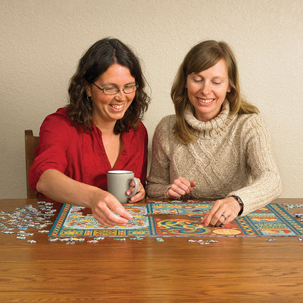 Scandi Chicken Quilt puzzle (1000 pc)