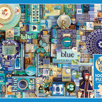 Blue puzzle (1000 pc)