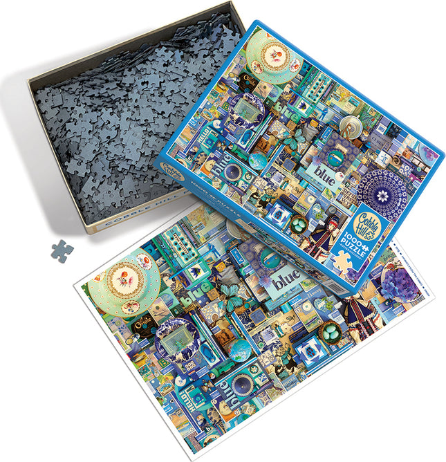 Blue puzzle (1000 pc)