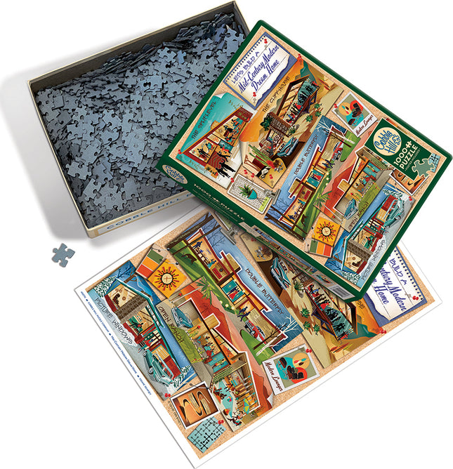 Mid-Century Modern Dream Home puzzle (1000 pc)