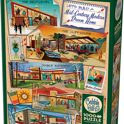 Mid-Century Modern Dream Home puzzle (1000 pc)