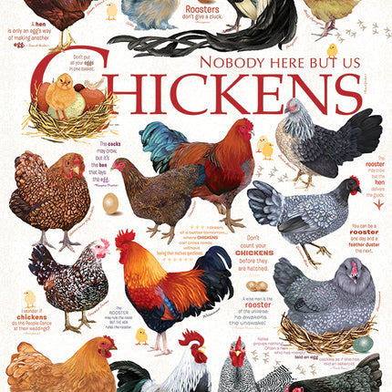 Chicken Quotes puzzle (1000 pc)