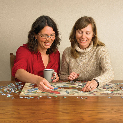 Popular Backyard Wild Birds of North America puzzle (1000 pc)