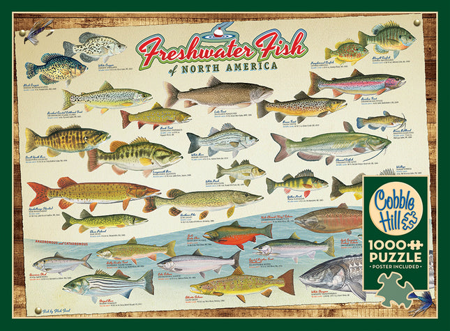 Freshwater Fish of North America puzzle (1000 pc)