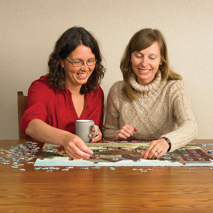 The Curve in the Square puzzle (1000 pc)