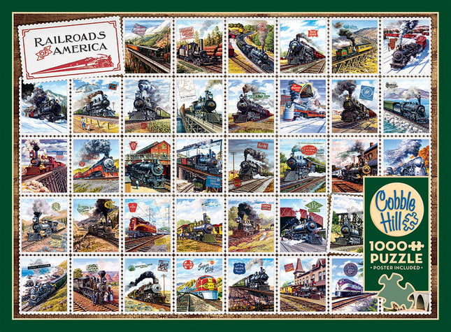 Railroads of America puzzle (1000 pc)