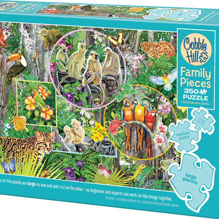 Rainforest Magic - family puzzle (350 pc)