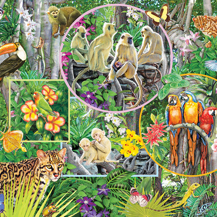 Rainforest Magic - family puzzle (350 pc)