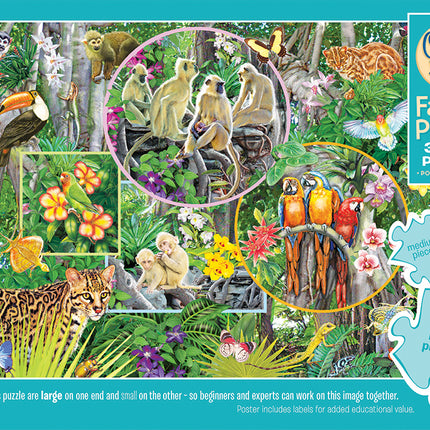 Rainforest Magic - family puzzle (350 pc)