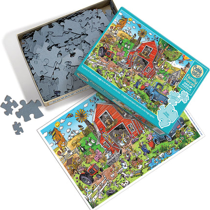 Farmyard Folly - family puzzle (350 pc)