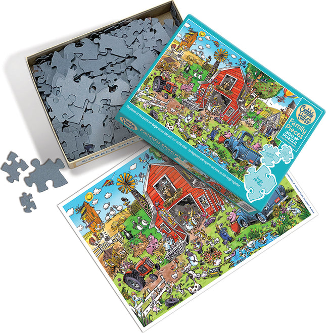 Farmyard Folly - family puzzle (350 pc)