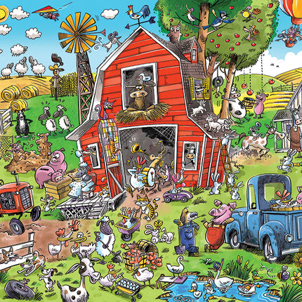 Farmyard Folly - family puzzle (350 pc)