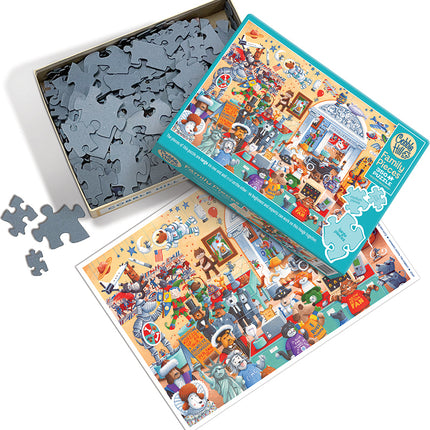 Cats and Dogs Museum - family puzzle (350 pc)