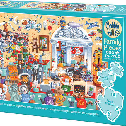 Cats and Dogs Museum - family puzzle (350 pc)