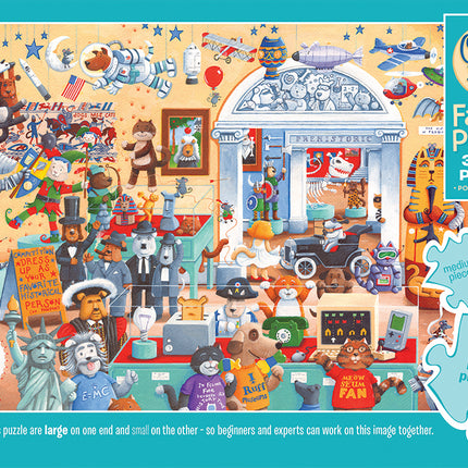Cats and Dogs Museum - family puzzle (350 pc)