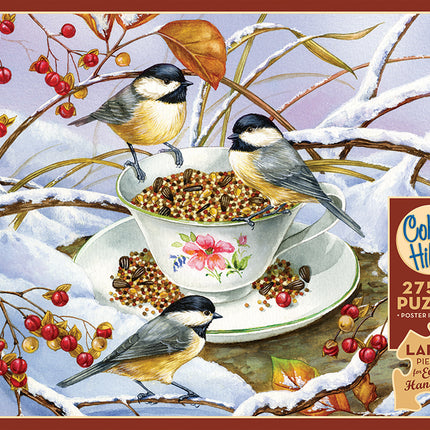 Chickadee Tea puzzle (275 pc)