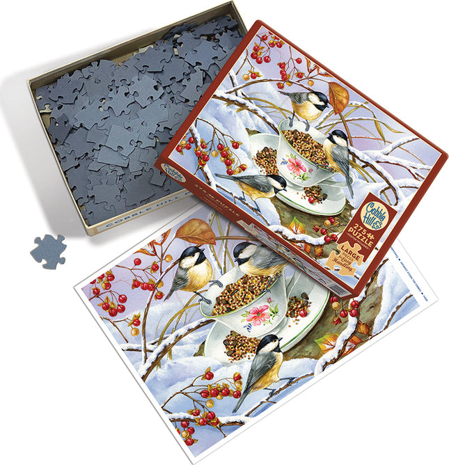 Chickadee Tea puzzle (275 pc)