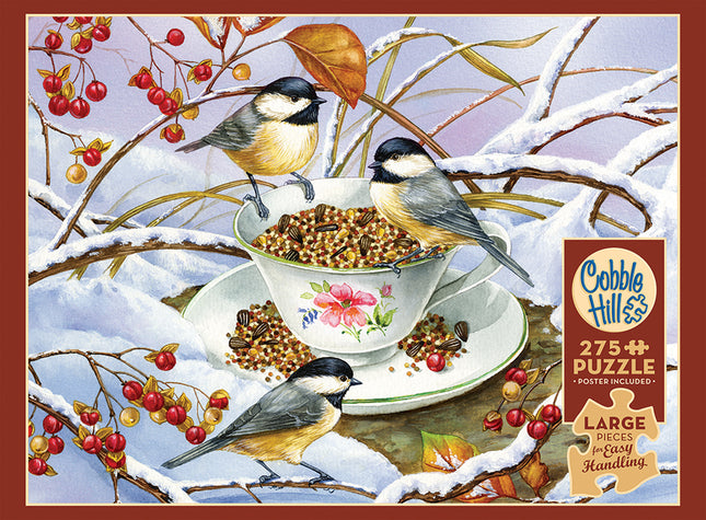 Chickadee Tea puzzle (275 pc)