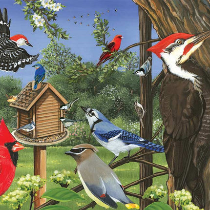 Around the Birdfeeder (Tray Puzzle)