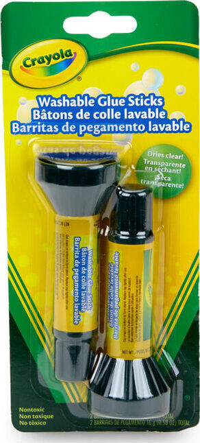 .35 oz Washable Glue Sticks (Two on blister card)