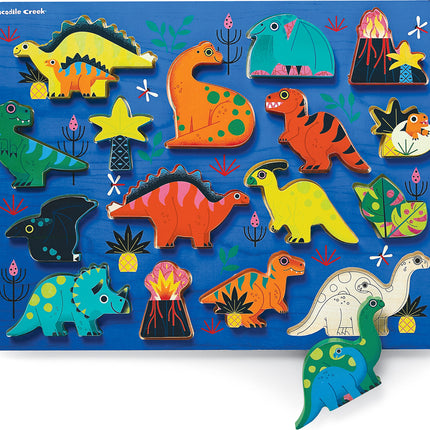 16-pc Wood puzzle - Dinosaur
