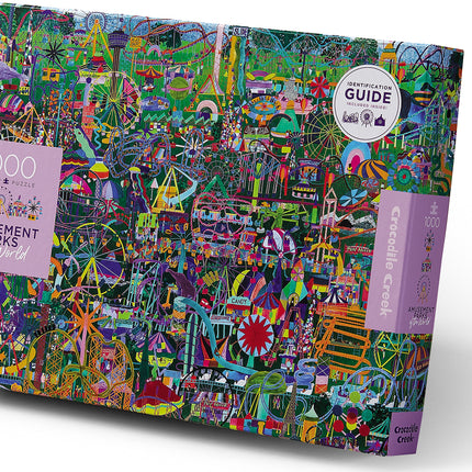1000-pc Puzzle - Amusements of The World