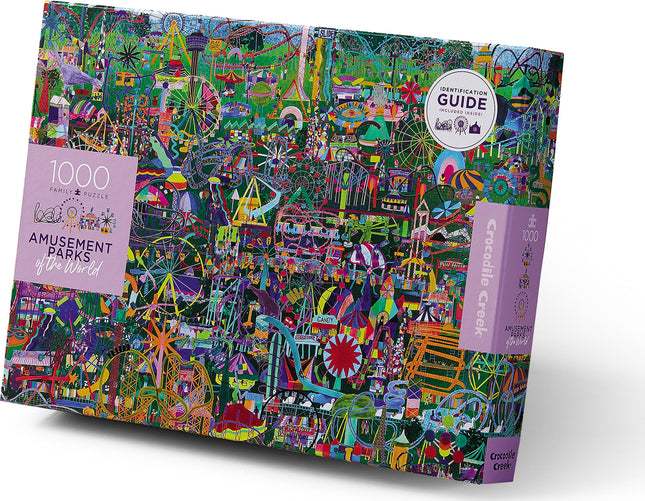 1000-pc Puzzle - Amusements of The World