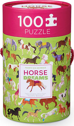 100-pc 36 Puzzle - Horses