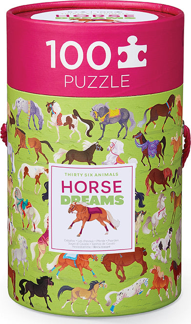 100-pc 36 Puzzle - Horses