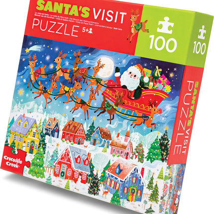 100pc Boxed Puzzle - Santa's Visit