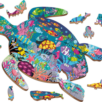 Woody Puzzle - Ocean