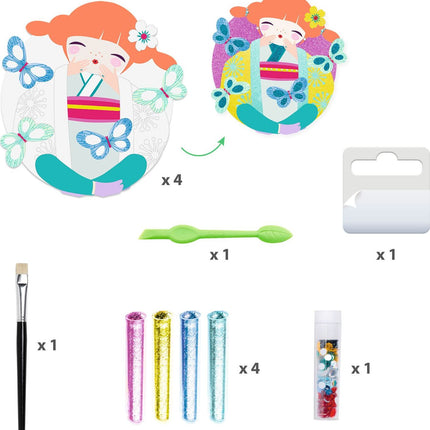 DJECO Onnanoko Glitter & Jewel Boards