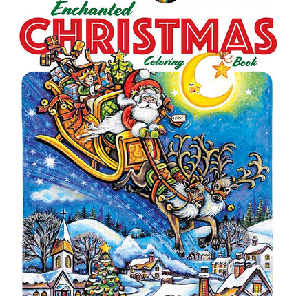 Creative Haven Enchanted Christmas Coloring Book