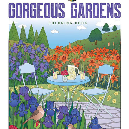 Creative Haven Gorgeous Gardens Coloring Book
