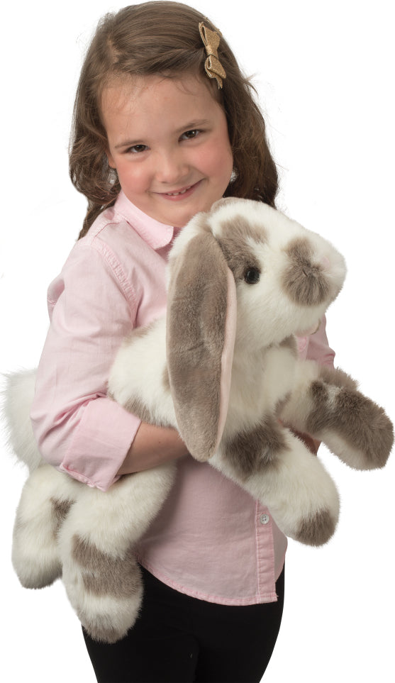 Ramsey DLux Gray Spotted Bunny