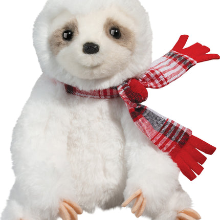 White Sloth Mini Soft Holiday
