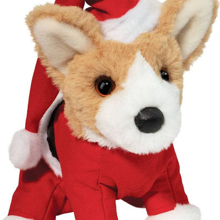 Mini Soft Corgi in Santa Suit